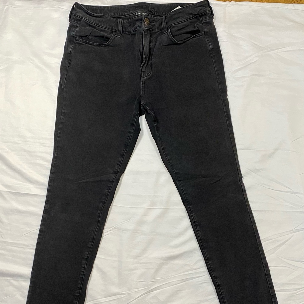 American Eagle black skinny jeans